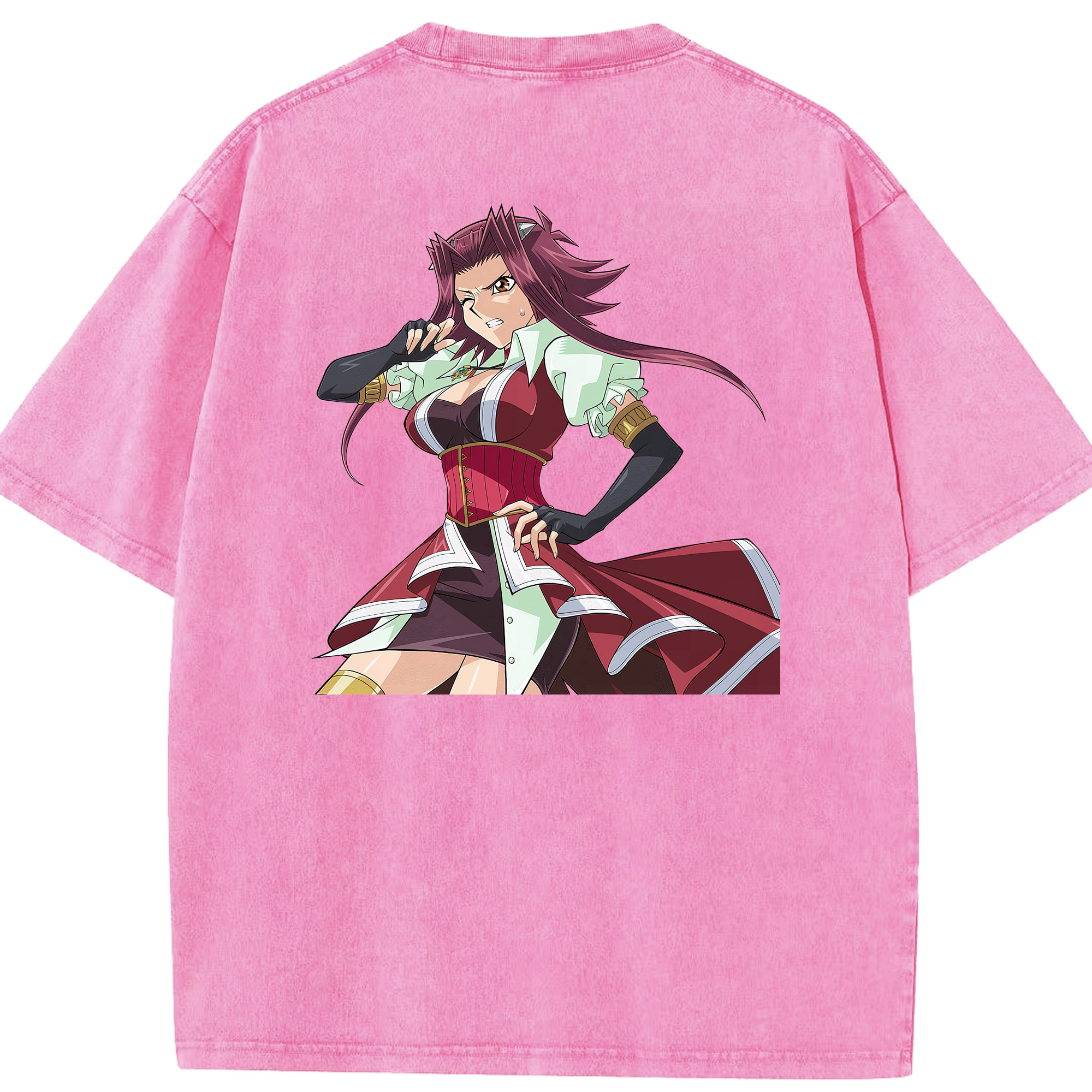 （画像用） 遊☆戯☆王 Yu-Gi-Oh! 綿100% ヴィンテージ風 半袖Tシャツ（背面プリント）